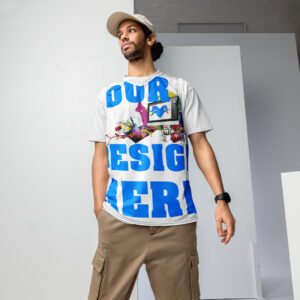 Recycled unisex basketball jersey