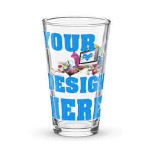 Shaker pint glass