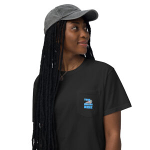 Unisex garment-dyed pocket t-shirt