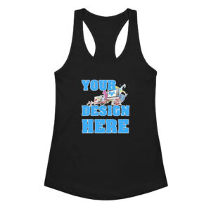 Women’s fitted racerback tank top