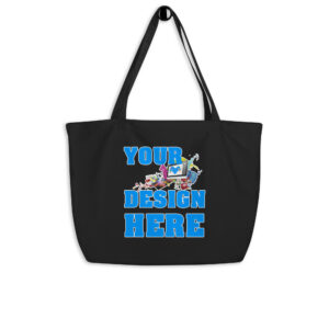 Large organic tote bag